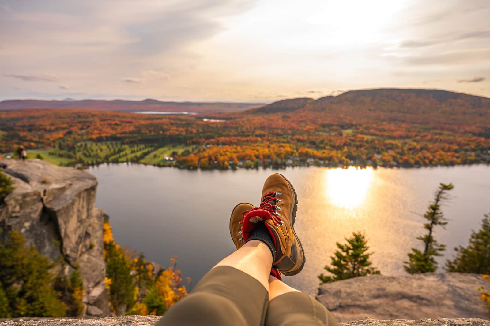 Hiking Vermont Lake