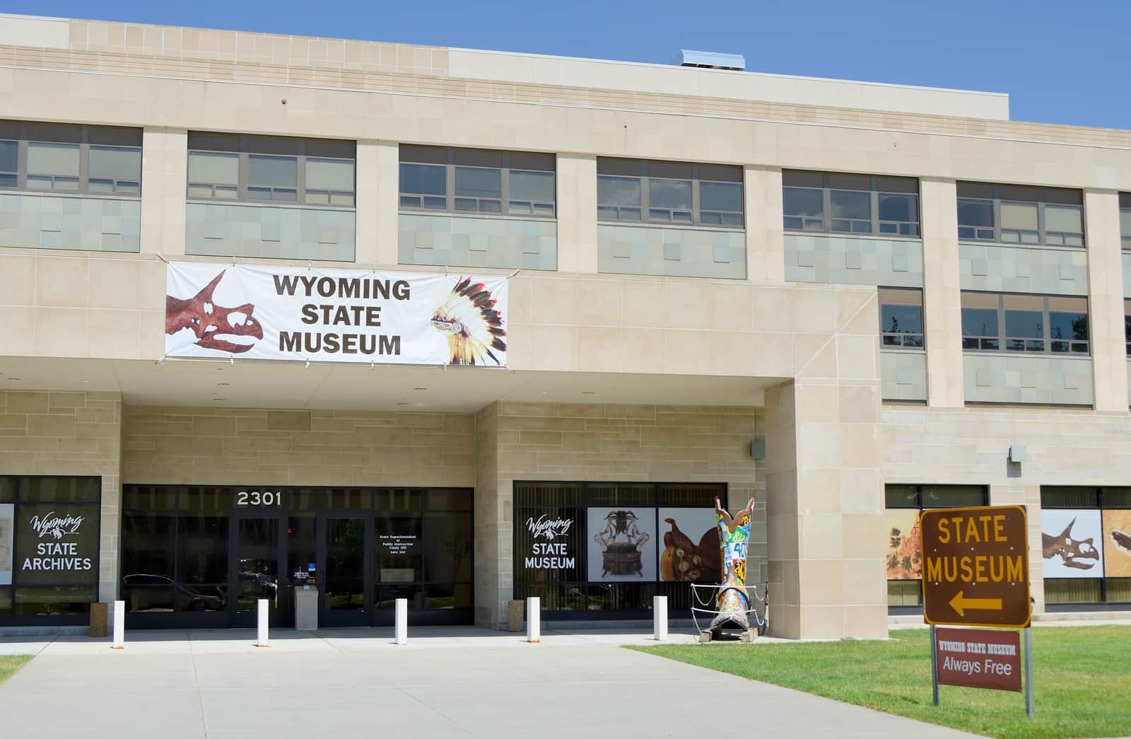 Wyoming State Museum in Cheyenne