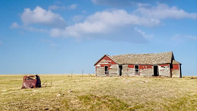 Ancient ruins in South Dakota