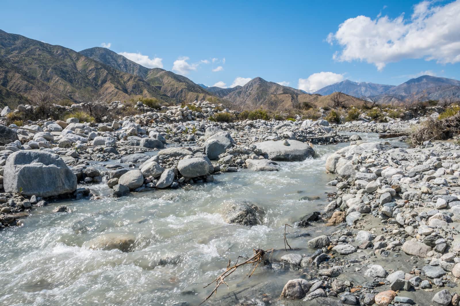 River Palm Springs Riverside County California