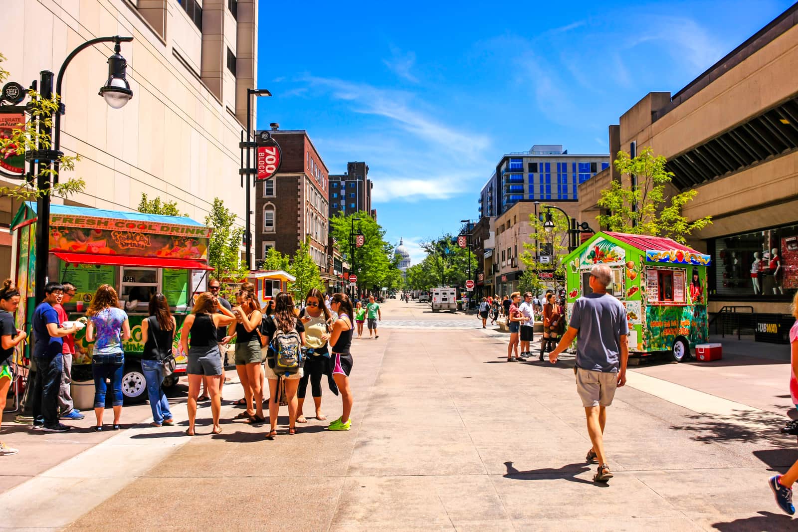 State Street in Madison Wisconsin