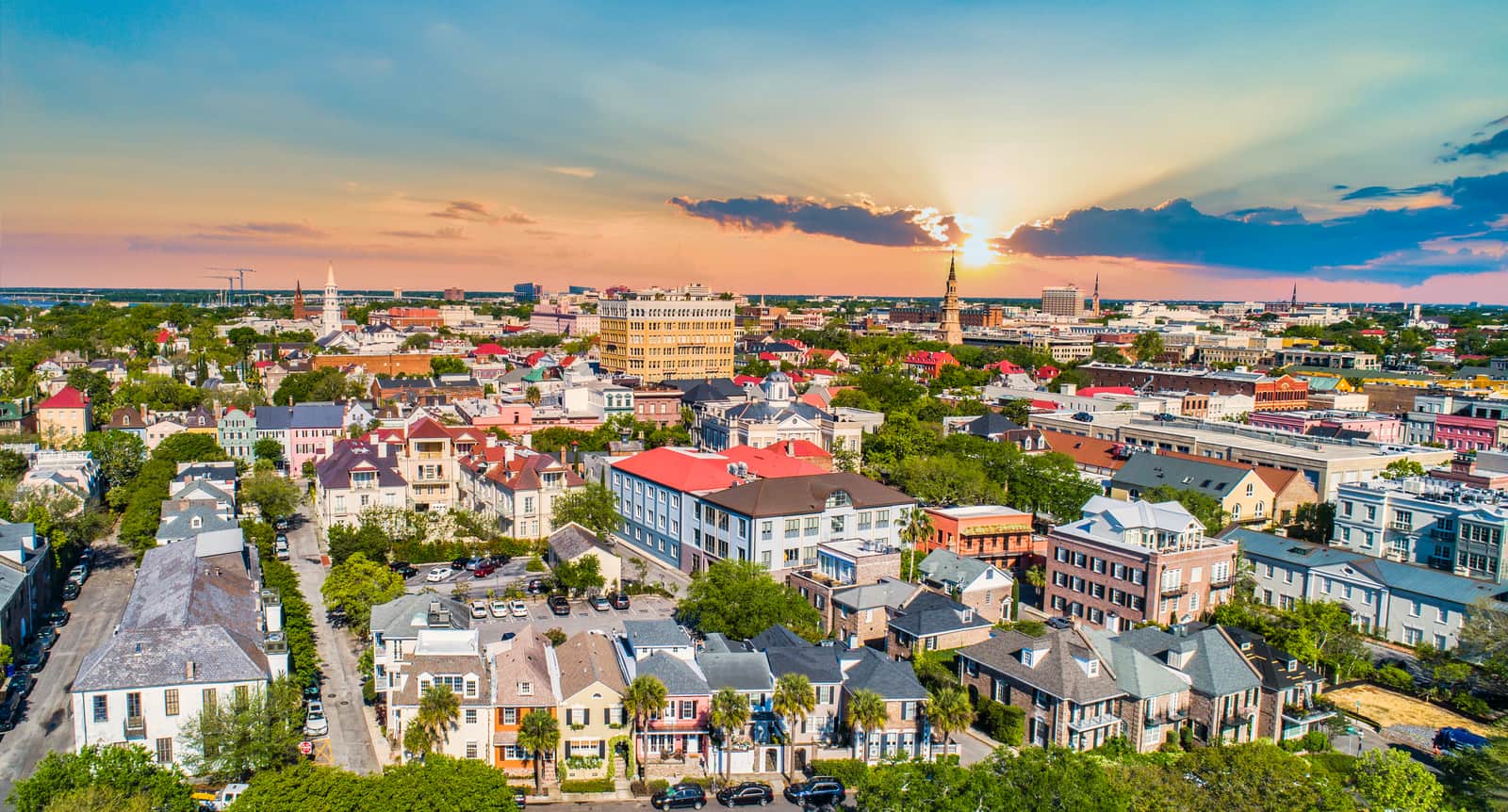 Downtown Charleston South Carolina Skyline