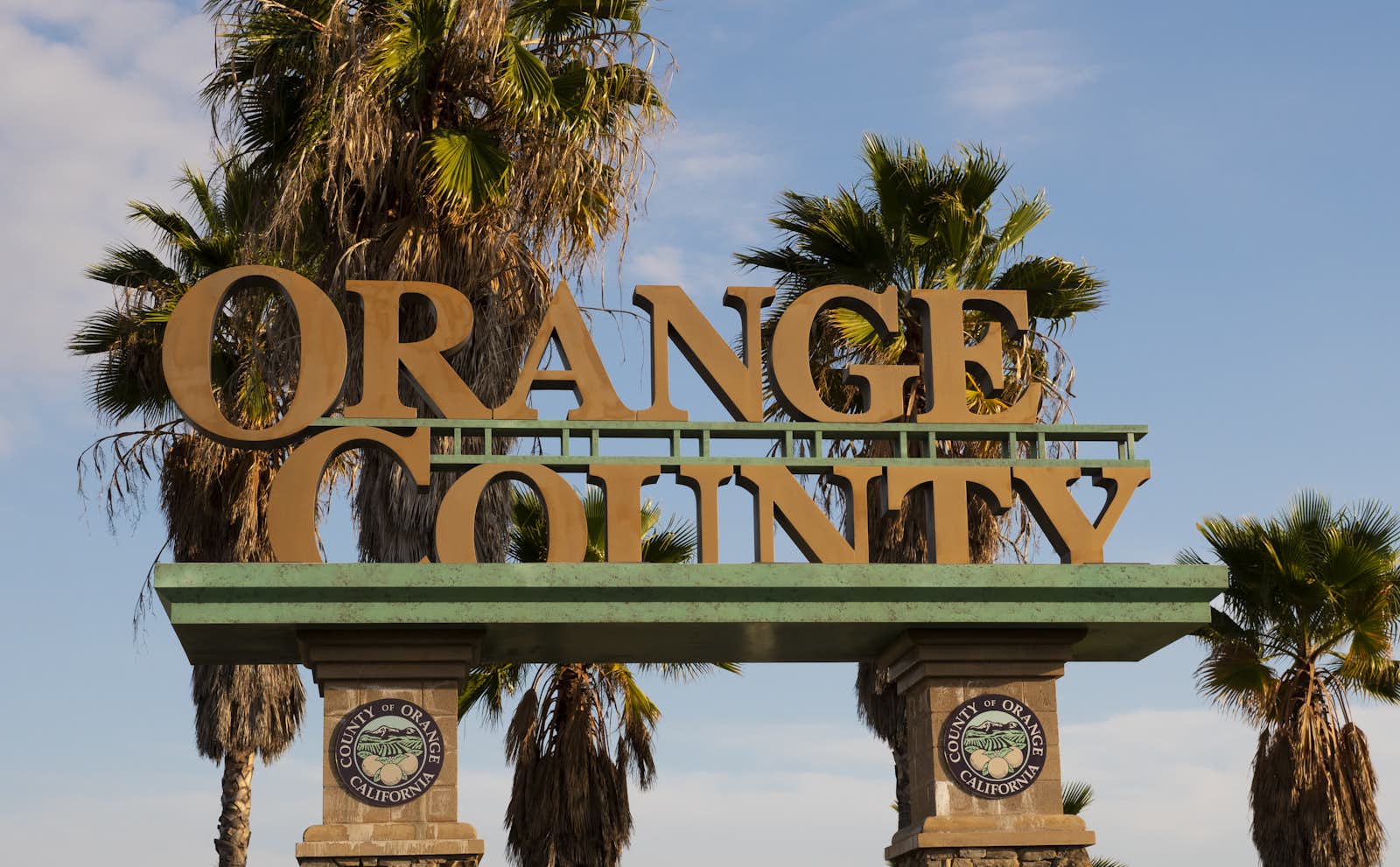 Orange County Welcome Sign California