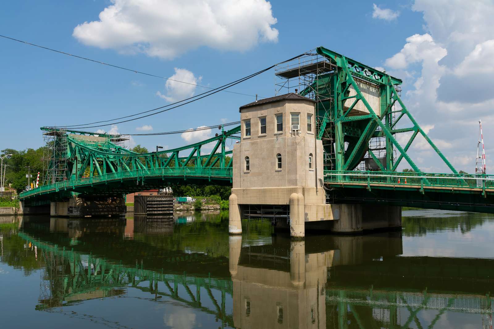 Jackson Street Bridge Des Plaines River Joliet Illinois