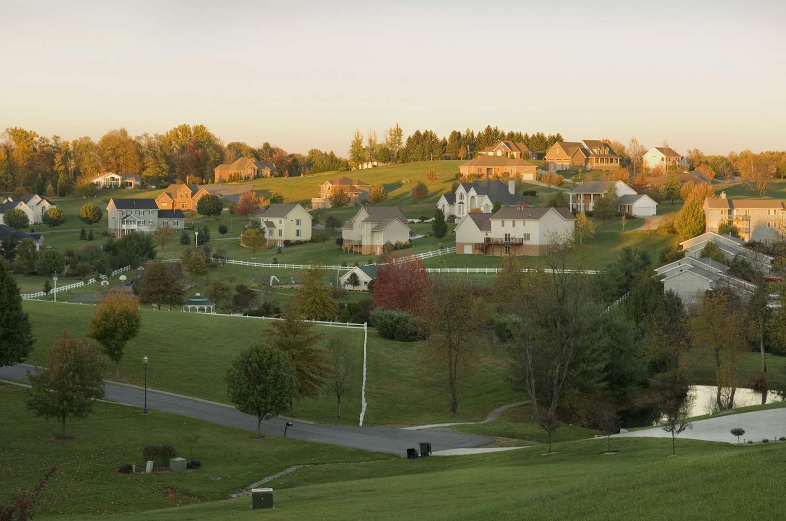 Residential neighborhood near Morgantown, West Virginia