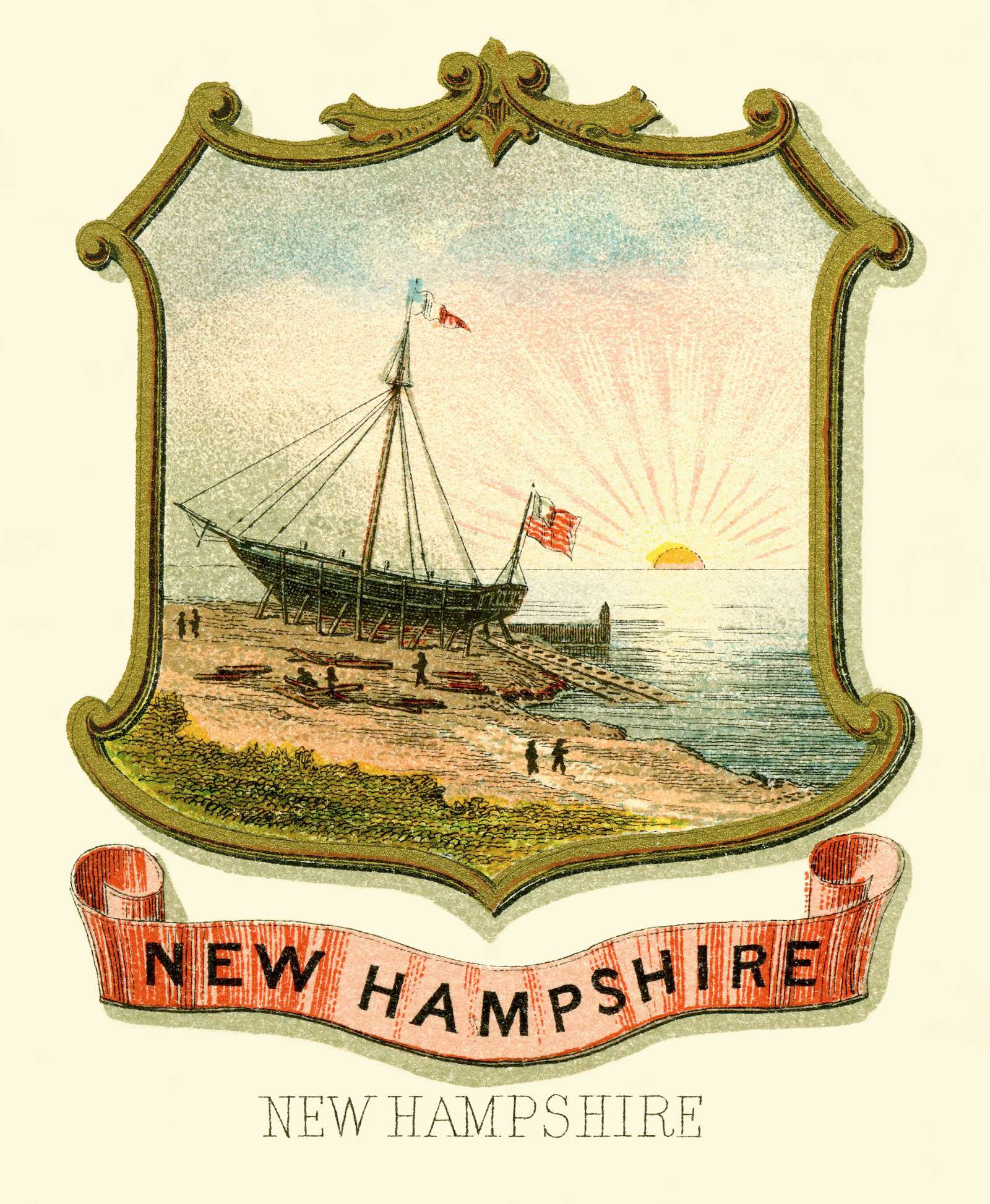 New Hampshire State Coat of Arms